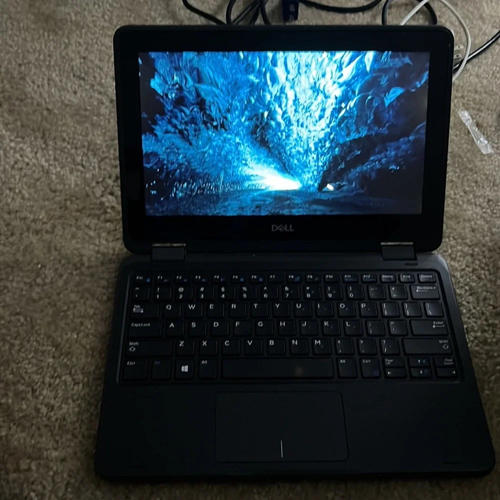 Touch screen foldable dell laptop
